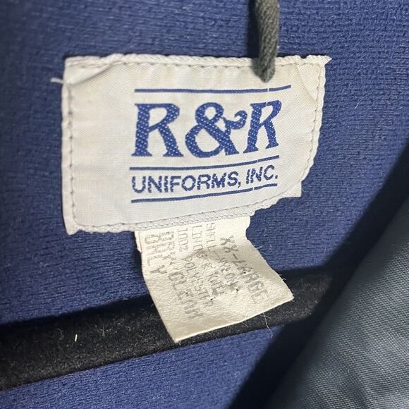 Vintage Pinkerton Security Jacket Men’s XXL Blue R&R Uniforms 90s - Picture 5 of 9